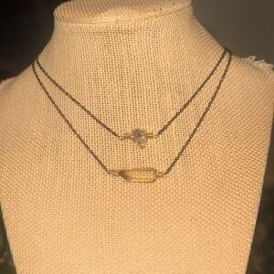 Elegant Gold and Silver Necklace Set